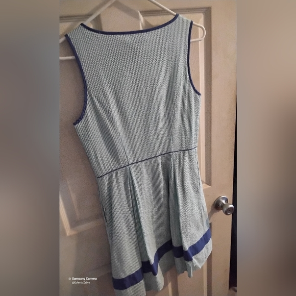 Jessica Simpson dress-blue.white - Picture 3 of 4